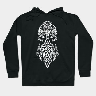 Tyr, Norse God of War, Law and Justice - White Hoodie
